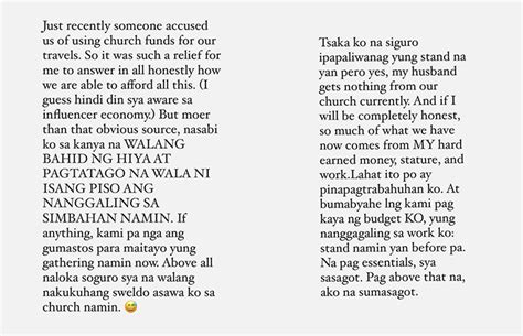 Rica Peralejo Says She and Husband Accused Of Using Church .